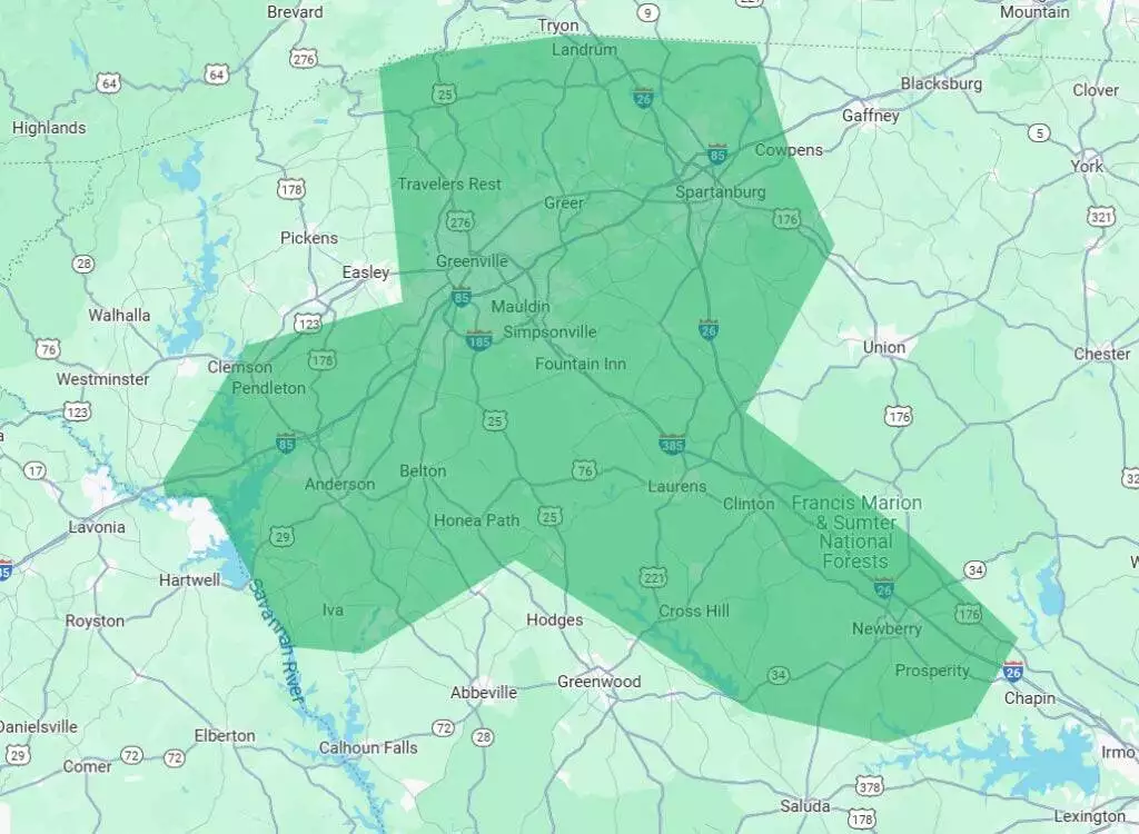 SDW Greenville Service Area