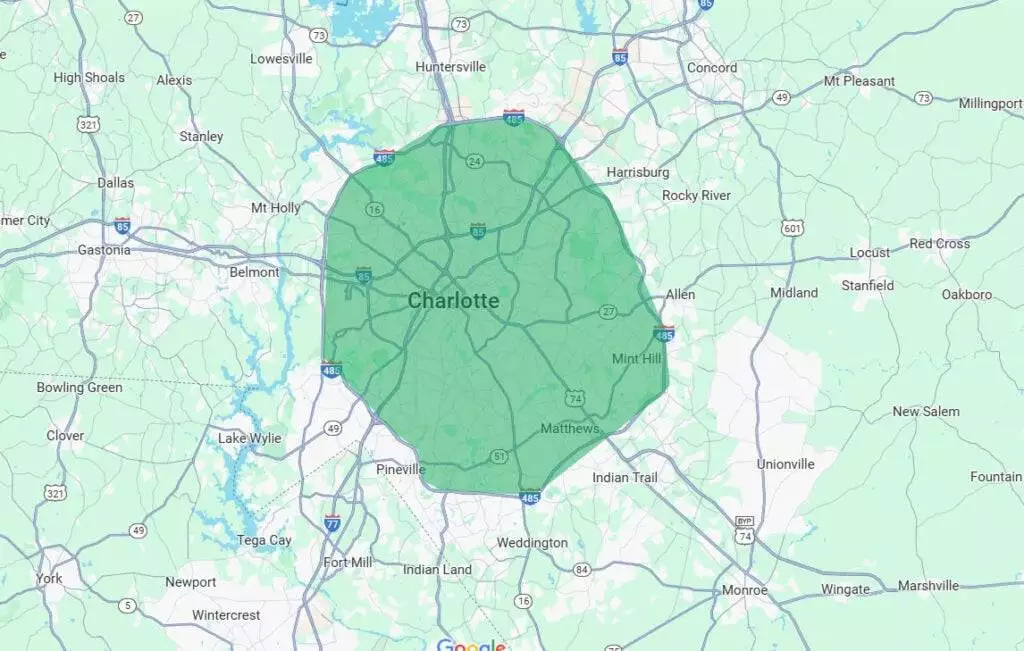 SDW Charlotte Service Area