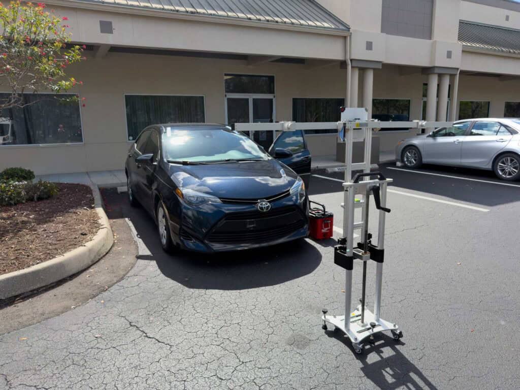 new windshield calibration